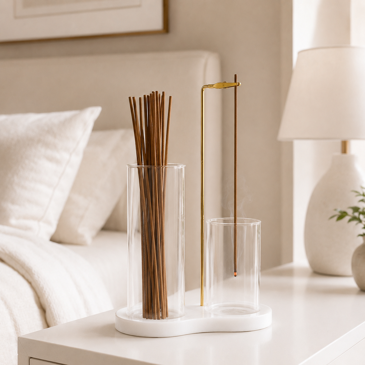 Classic White Marble Ritual Set