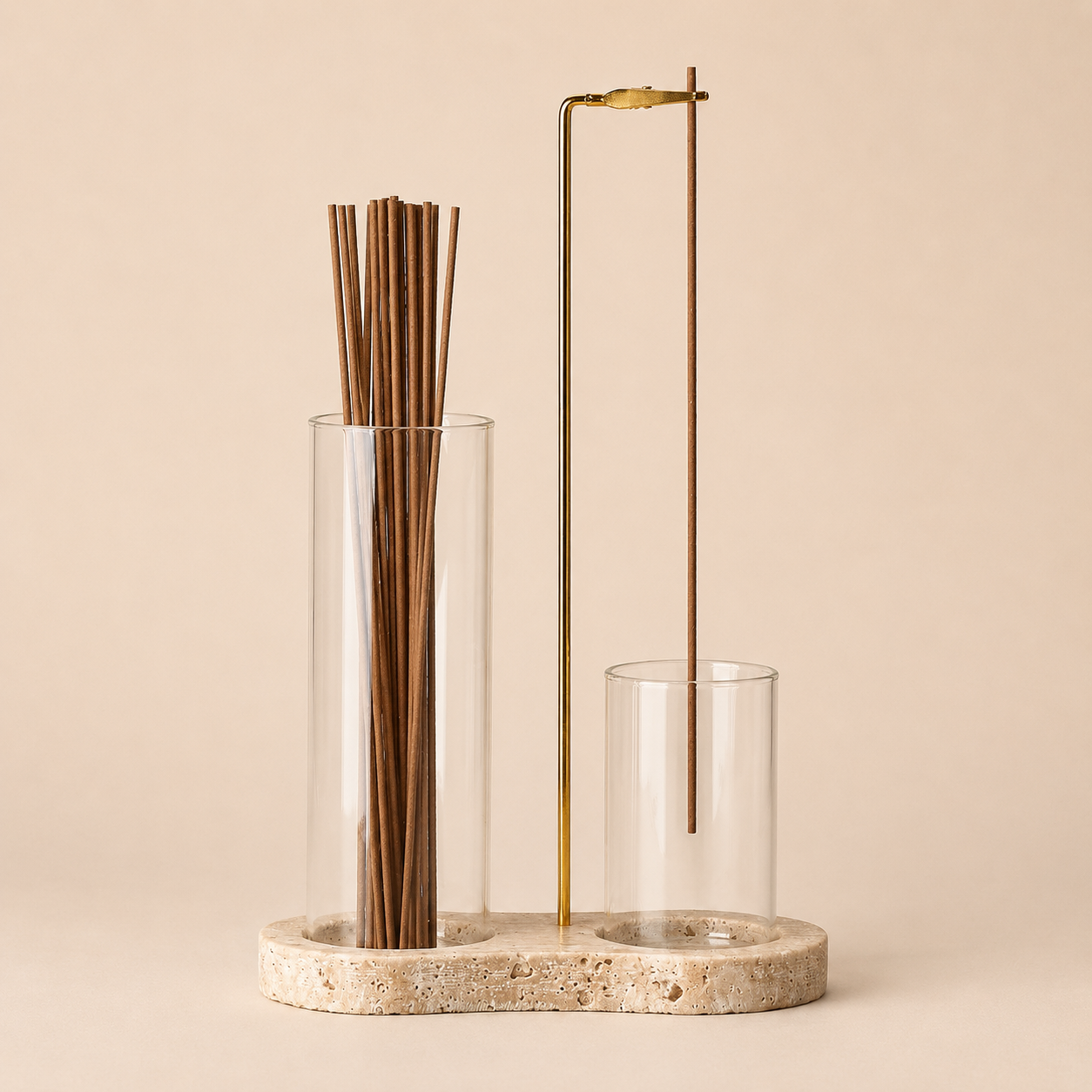 Travertine Ritual Set
