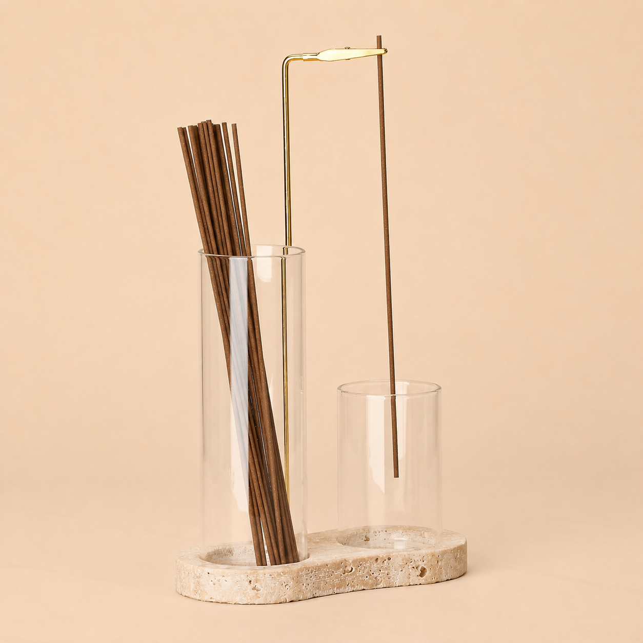 Travertine Ritual Set